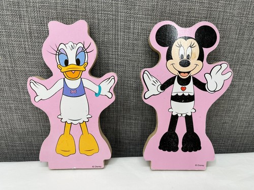 Disney wooden figures - wooden,