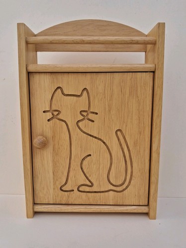 Vintage wooden key cupboard - vintage,