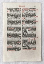 1508 Breviary Leaf Woodcuts