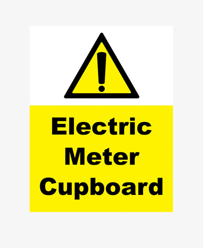Electric meter cupboard - electric,