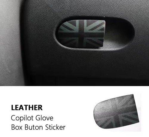 Glove box handle button - handle,