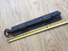 Vintage Heavy Duty Metal Sliding Bolt Gate Shed Barn Door latch