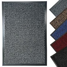 LARGE DOOR MAT HEAVY DUTY NON SLIP RUBBER BACK BARRIER KITCHEN HALLWAY FLOOR RUG