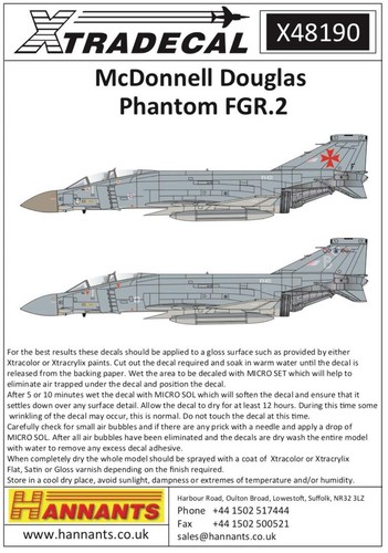 Xtradecal 48190 48 - 48190, 1:48