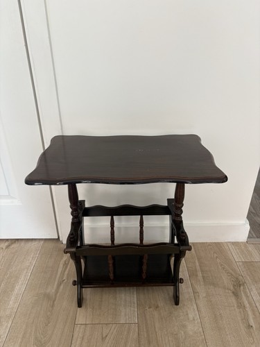 Vintage wooden magazine rack - vintage,