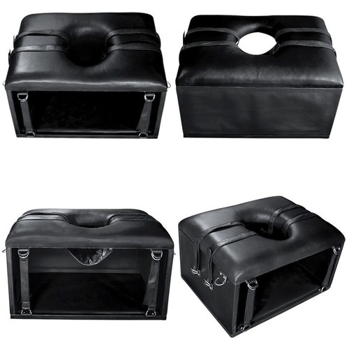 Real black leather queening - real,