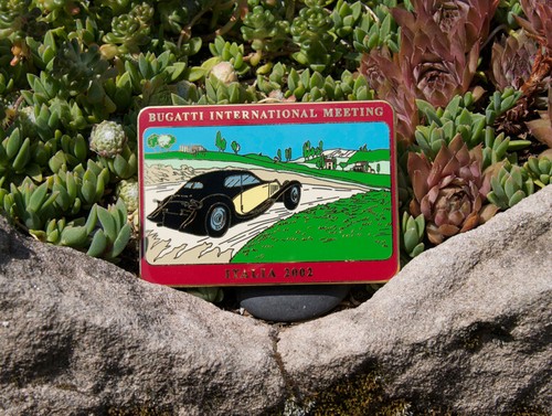 Vintage enamel automobile car - vintage,
