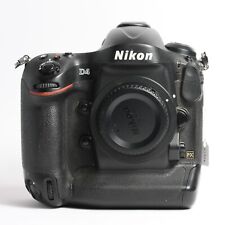 Nikon D4 Camera Body Only Boxed Battery & Charger  132k shots - Please Read