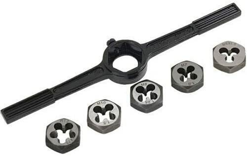 6pc metric die set - 6pc,