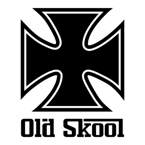Maltese cross old - cross, skool