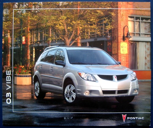 2003 pontiac vibe brochure - pontiac,
