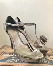 Bourne Adore High Heels Stripper Pole Dance Bedroom Clear Size 7 Worn Shoes