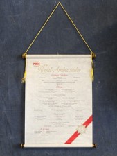 TWA Royal Ambassador,  1st Class Menu,  