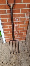 1940s Steel Reinforced Spade End Digging Fork