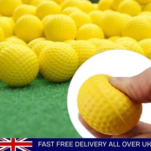 10pcs yellow foam golf - 10pcs, pu