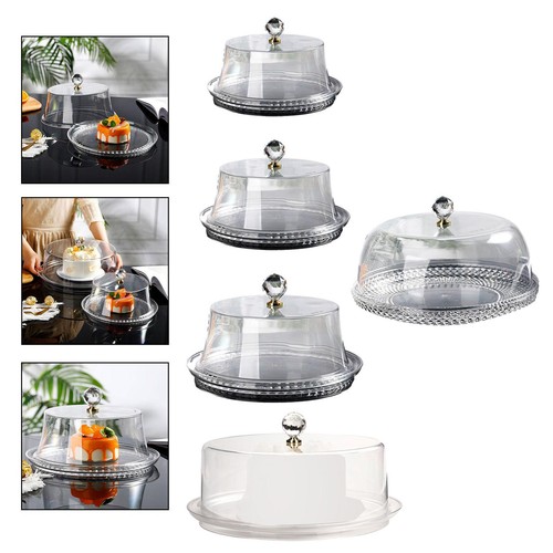 Cake stand with dome - cake, pan