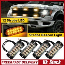12LED Amber Strobe Flashing