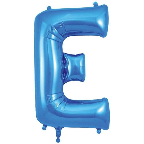 Blue letter foil - letter, balloon