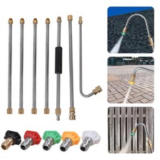 Gutter Cleaning Kit Pressure Washer Extension Wand Lance Rod Spray Gun Jet Wash
