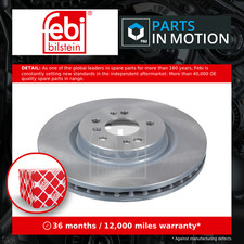 2x Brake Discs Pair Vented fits MERCEDES ML300 W164 3.0D Front 09 to 11 330mm