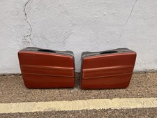 Genuine BMW Krauser Panniers - R100 R80 R75 R65 R45 Etc. Orange With Brackets.