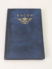 Francis Bacon Selections - Rare vintage Book - 1927 Macaulay & S.R. Gardiner