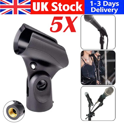 Microphone mic clip - 5x, holder