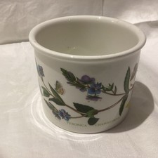 PORTMEIRION BOTANIC GARDEN -VERONICA CHAMAEDRYS /SPEEDWELL PLANT POT