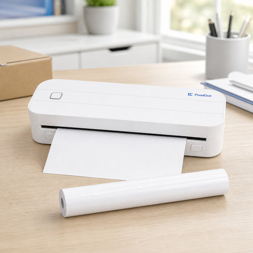 Portable thermal printer - a4,
