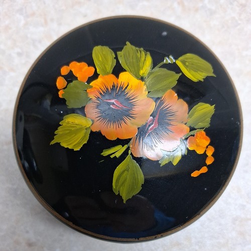 Small vintage black - , ceramic