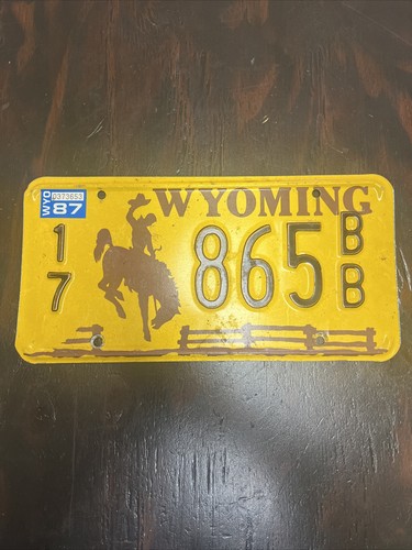 Vintage 1987 wyoming - 1987, bb