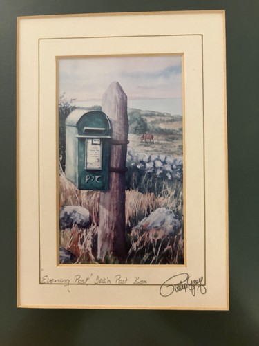 Painting irish postbox - an,