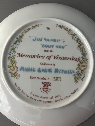 Rare mabel lucie attwell plate - lucie,