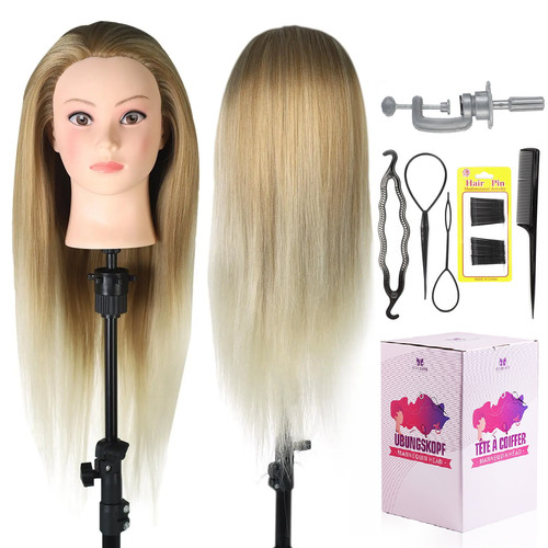 Mannequin head blonde training - head,