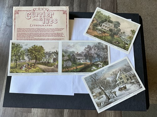 Currier ives lithographs - currier,