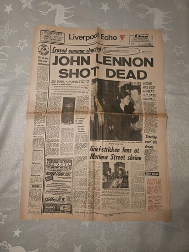 John lennon shot dead - john,