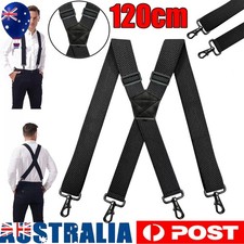 Extra Wide for Men Suspenders 38mm Adjustable Clip On Heavy Strong Mens Braces