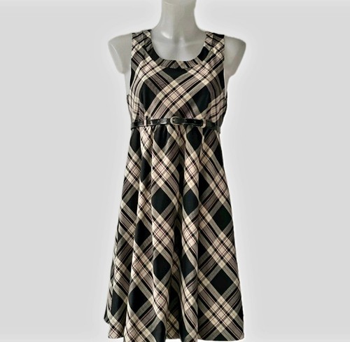 Black beige plaid - &,