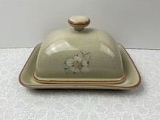 Denby daybreak lidded butter - lidded,