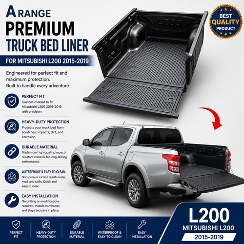 Black truck bed - truck, liner