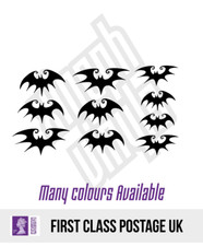 Bat vinyl sticker decal sheet