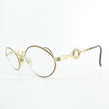 Vintage Charles Jourdan Trimaran Gold Full Rim TJ1704 Glasses Frames Eyewear