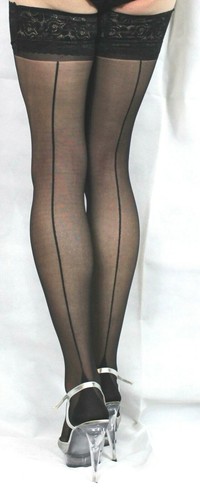 Black large size denier - black,