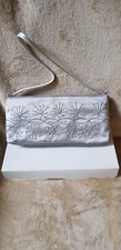 FARFALLA..Silver Sequinn Bag