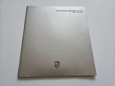 PORSCHE 911 CARRERA TURBO SALES BROCHURE 1987