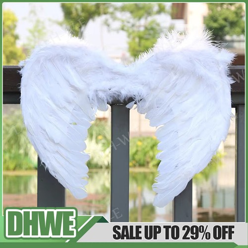 White feather angel wings - feather,