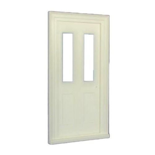 Dolls house white plastic - dolls,