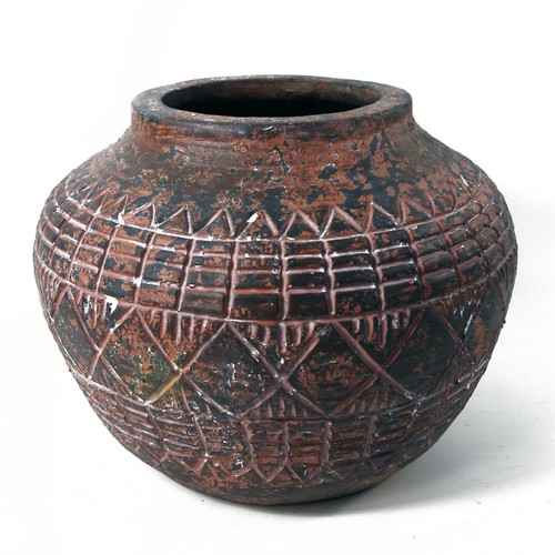 Leaf large aztec vase - large,