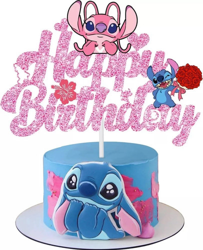 Stitch angel happy - angel, birthday