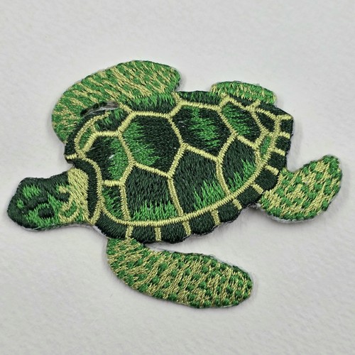 Turtle embroidered patch iron - patch,